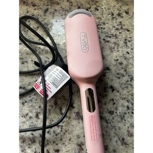 Tymo Pink Ceramic Straightening Brush - Women Hair Styling